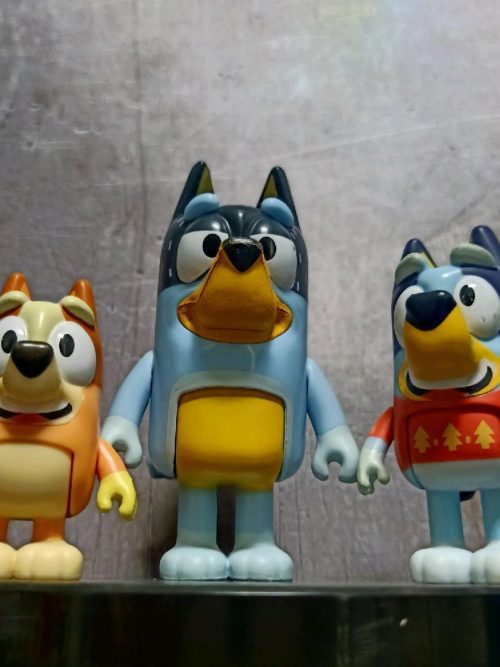 Action Figure Cartoon Character Bluey Bingo Bandit Set