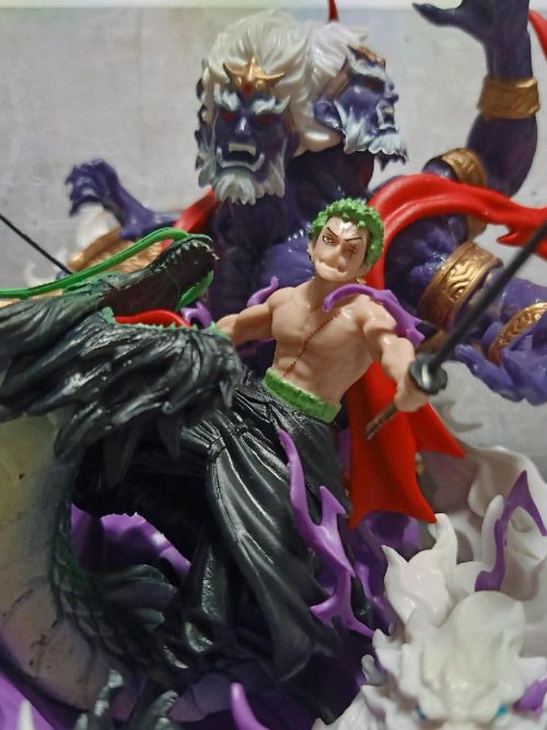 One Piece Zoro Diorama Demon Dragon God Statue