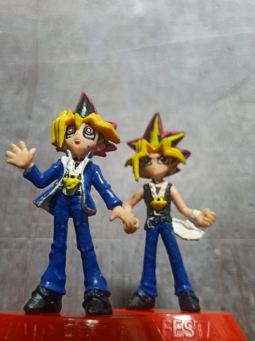 Anime Yugi Oh Character Yami Yugi and Yugi Regular Coca Cola Jump Festa Set