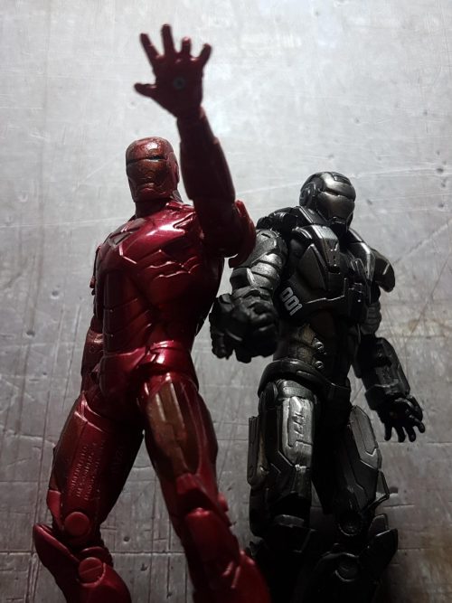 Marvel 3.75 inch Ironman mk6 and War Machine set