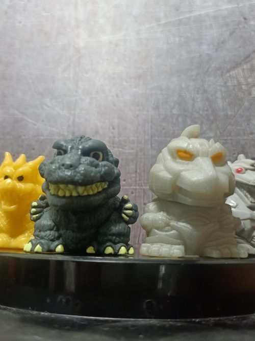 Fingerdoll Kaiju Godzilla Mecha Godzilla King Ghidorah Mecha King Ghidorah Chibi Set