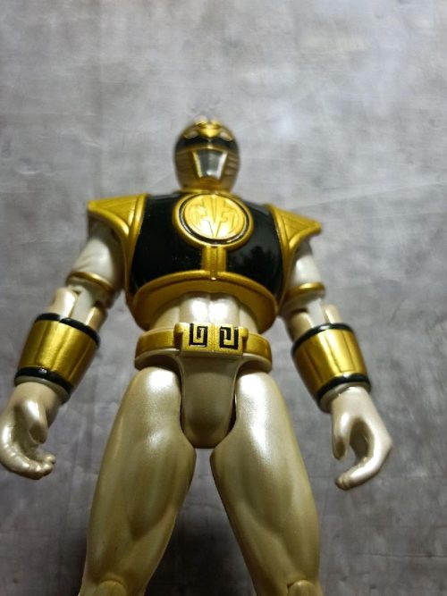 Mighty Morphin Power Rangers White Ranger Tommy Metallic Version