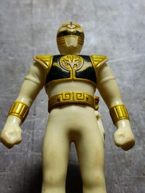 Mighty Morphin Power Rangers Kiba Ranger White Ranger Tommy Vinyl