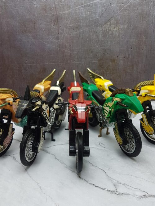 Mighty Morphin Power Rangers Dairanger Bike Motorcycle Set