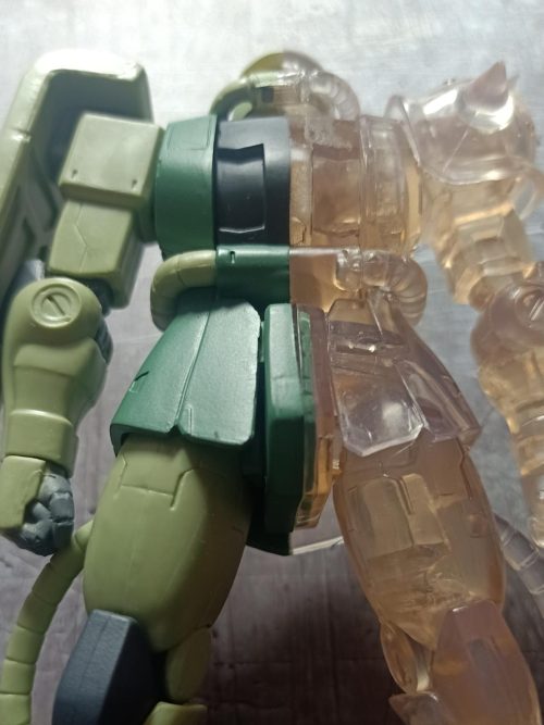 Gundam Monoeye Green Zaku Half Clear Version