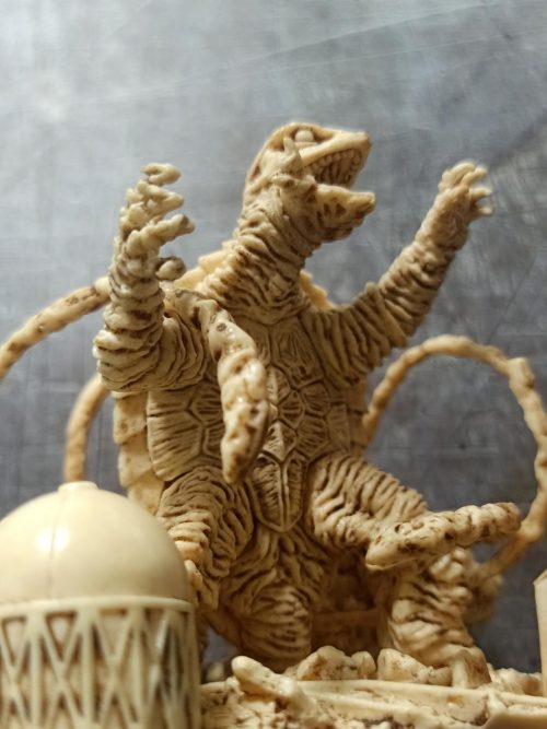 Kaiju Gamera Diorama Scene Unpainted Version