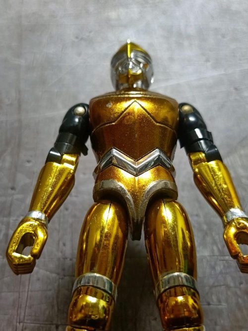 Action Figure Metal Heroes Blue Swat Gold Platinum
