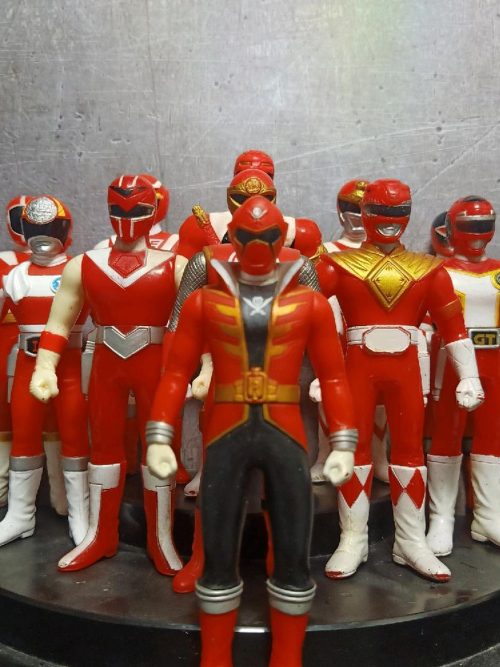 Vinyl Super Sentai Red Ranger Classic Super Sentai Set